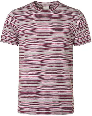 No Excess T-Shirt Rayures Rouge 16350452 commander en ligne 