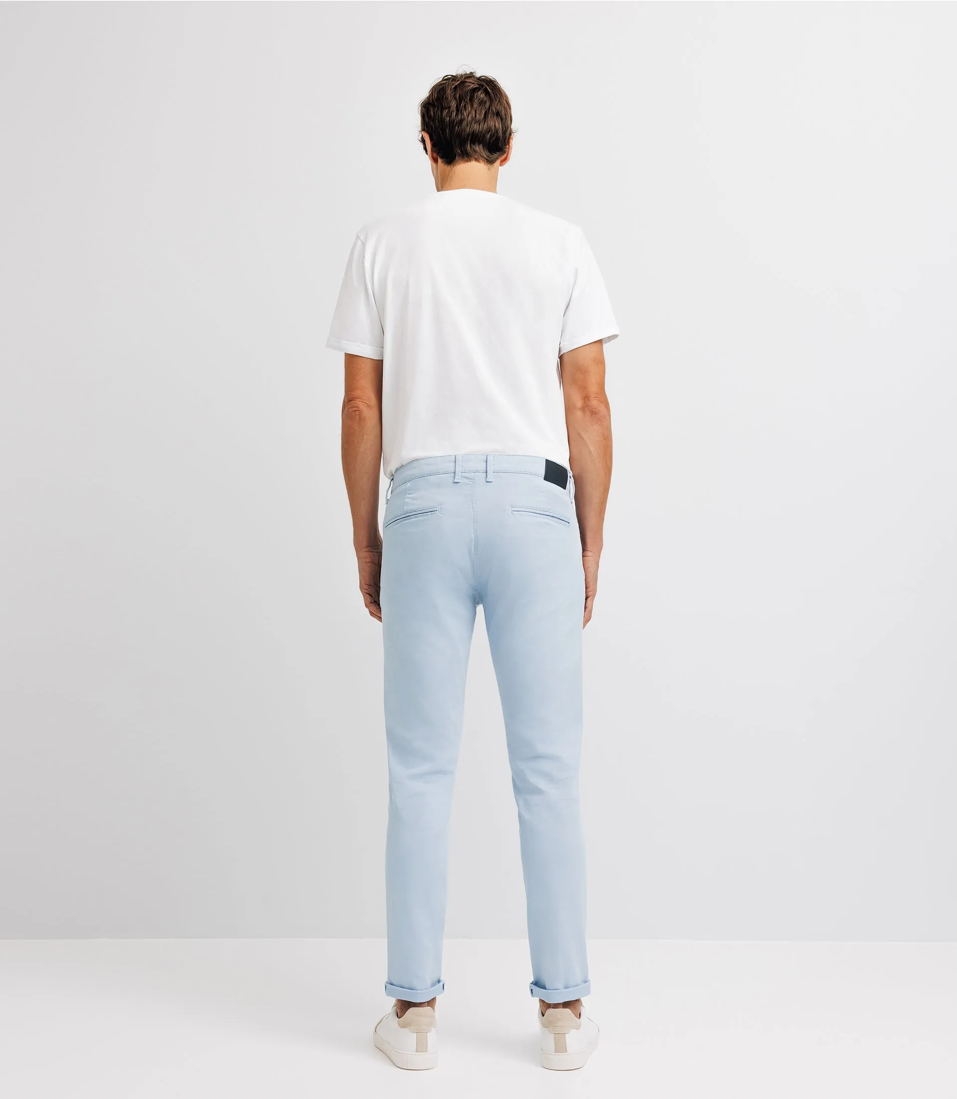 Pantalon armuré bleu ciel
