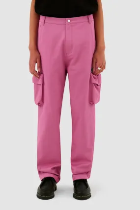 Pantalon en coton à poches 3D