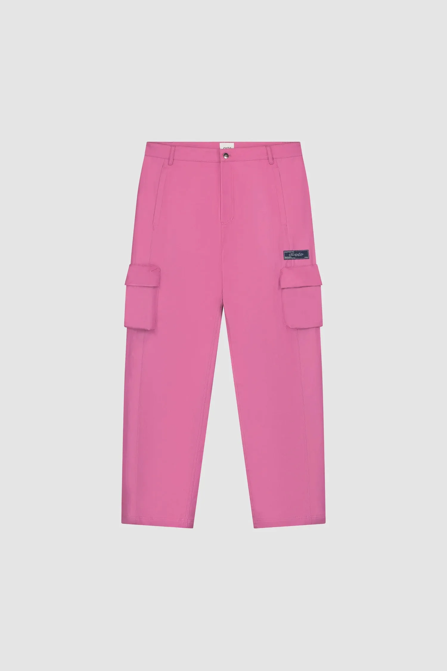 Pantalon en coton à poches 3D