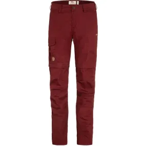 Pantalon Fjällräven Women Karla Pro Zip off Trousers Bordeaux Red