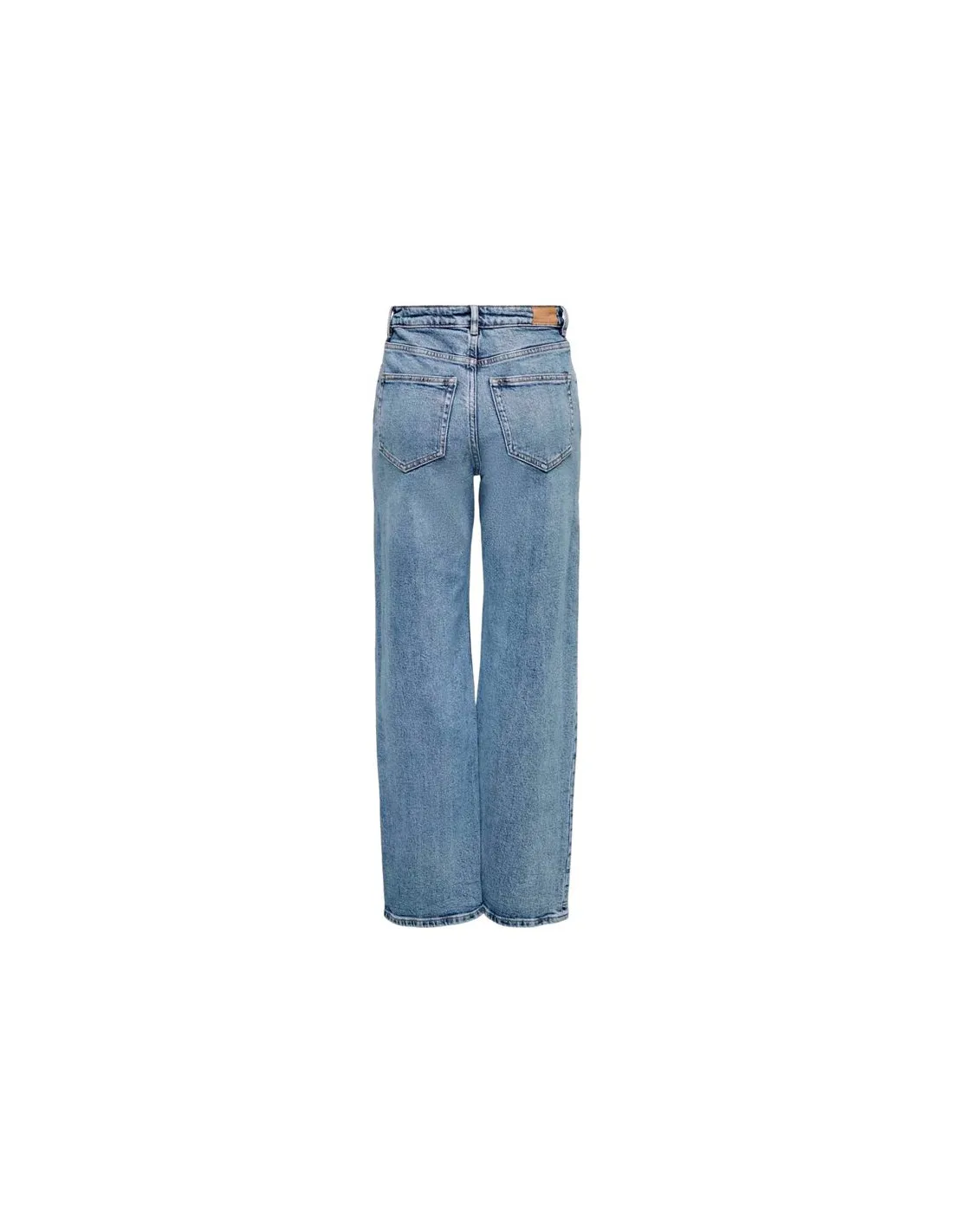 Pantalon Only juicy Wide Leg Rea365 Bleu moyen Denim Femme