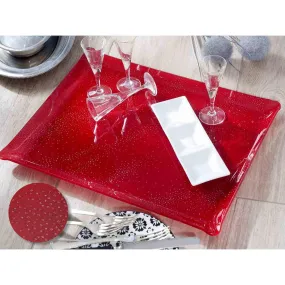 Plateau Rouge Imprimé   -  ANTHEA | 3 Suisses