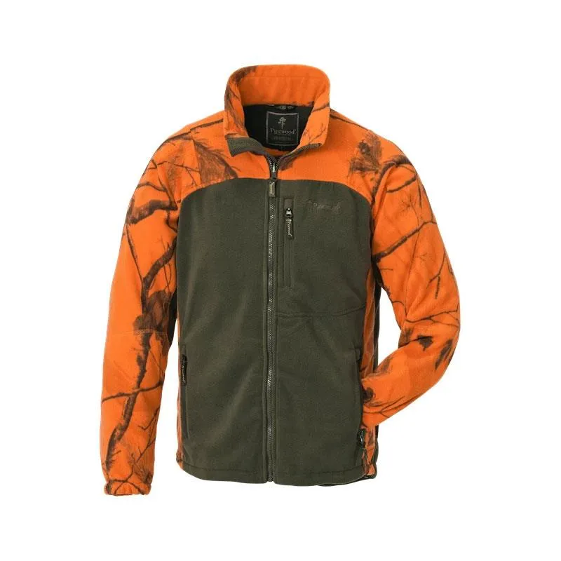 POLAIRE HOMME PINEWOOD OVIKEN FLEECE - CAMOU ORANGE/VERT