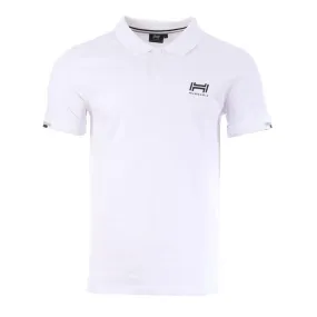 Polo Blanc Homme Hungaria Jeki