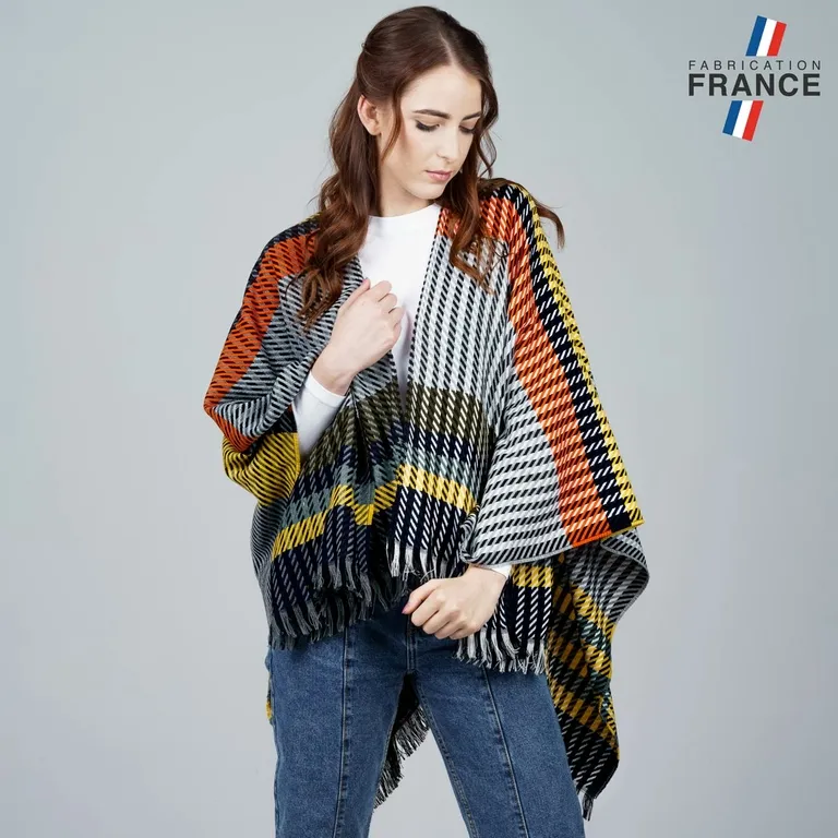 Poncho Stefi Gris