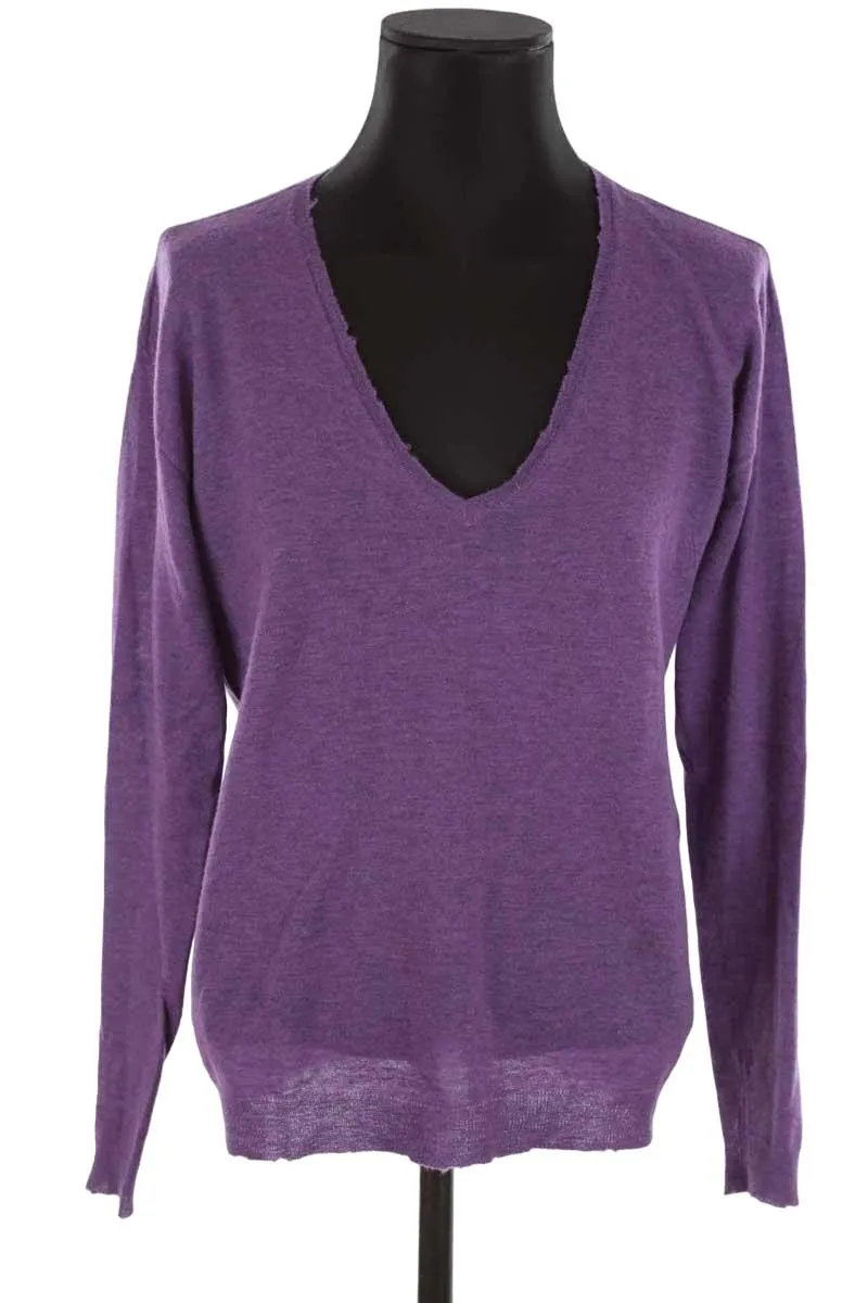 Pull-over en cachemire Zadig & Voltaire violet. Matière principale cachemire. Taille 36.