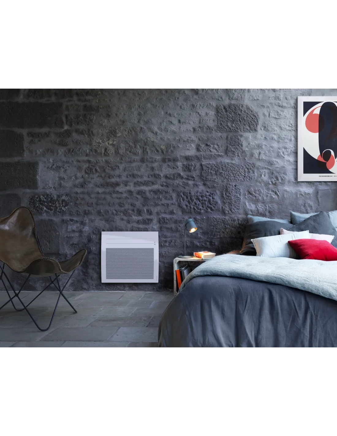 Rayonnant intelligent et connecté Tatou horizontal 0500W blanc ATLANTIC 666417