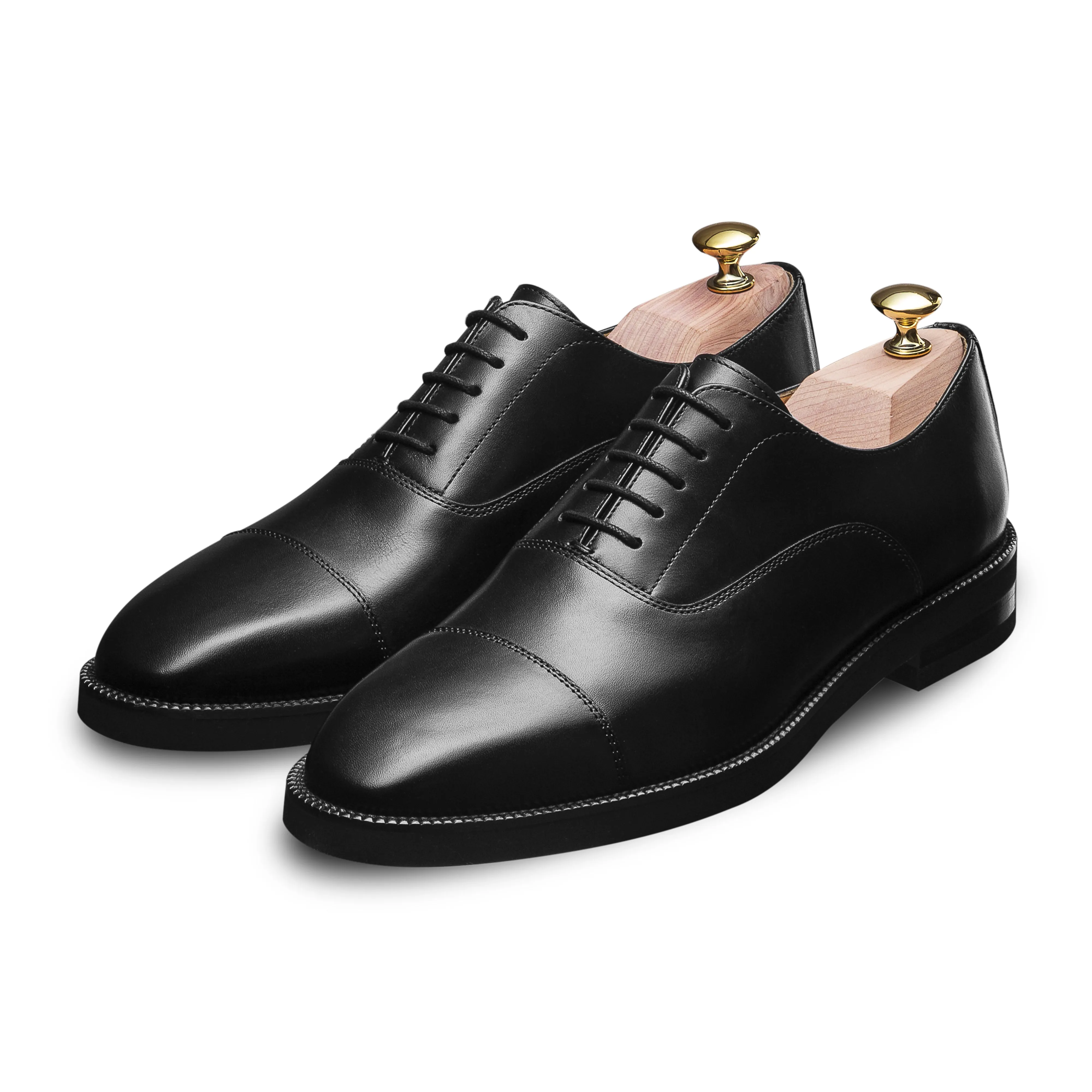 Richelieu noir semelle gomme Berga 303