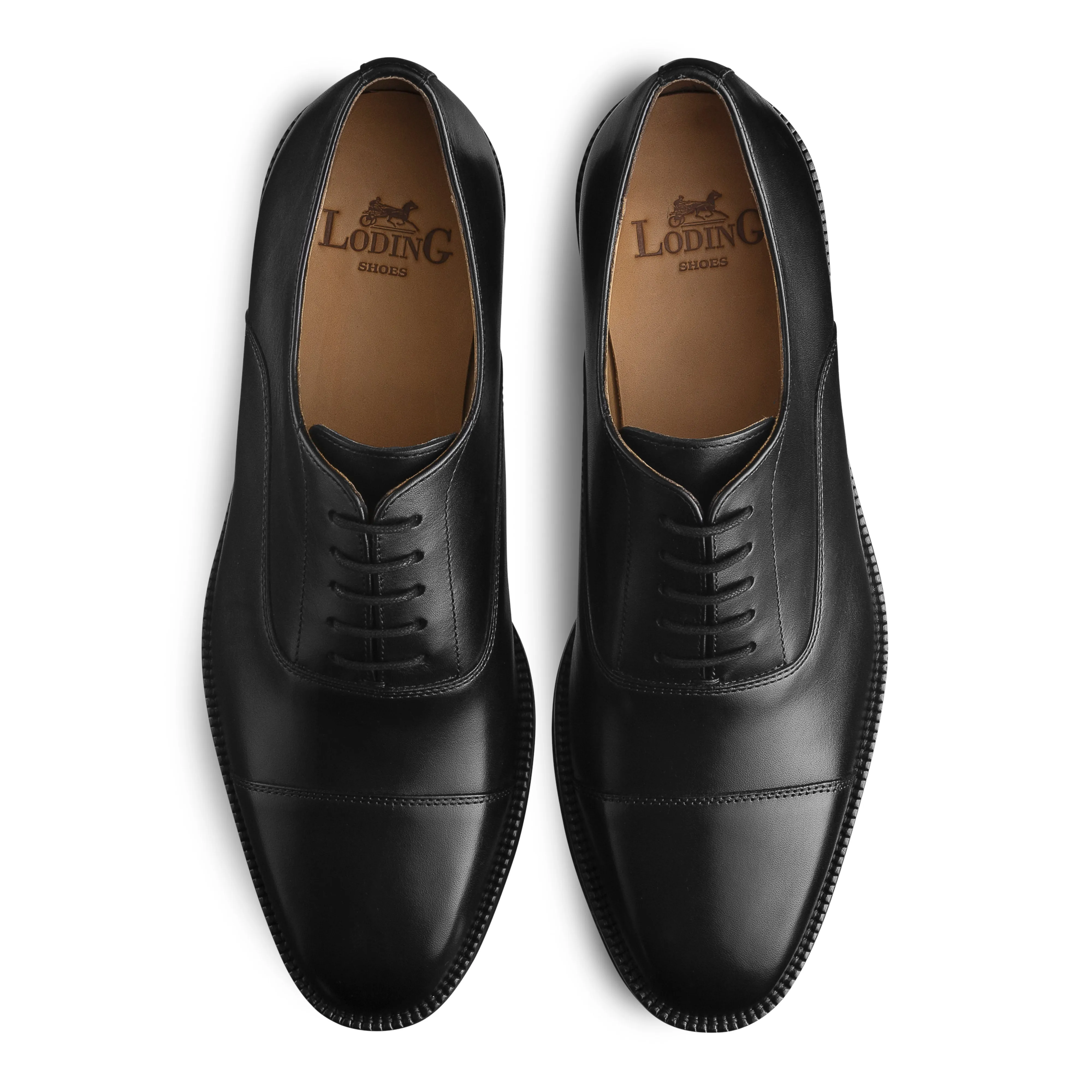 Richelieu noir semelle gomme Berga 303