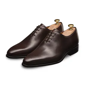 Richelieu One-Cut à bout fleuri Milan 345 marron