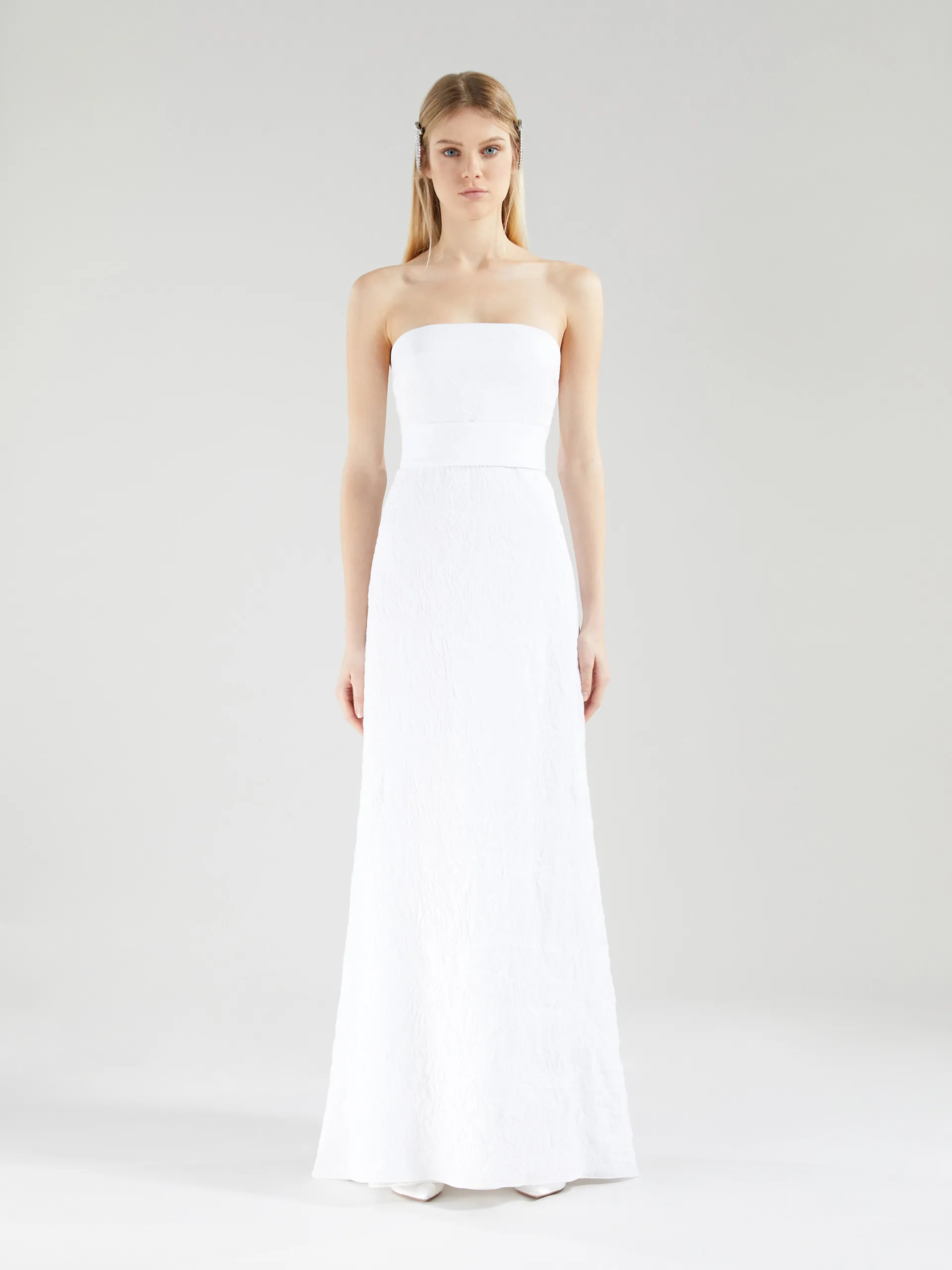 Robe bustier en taffetas