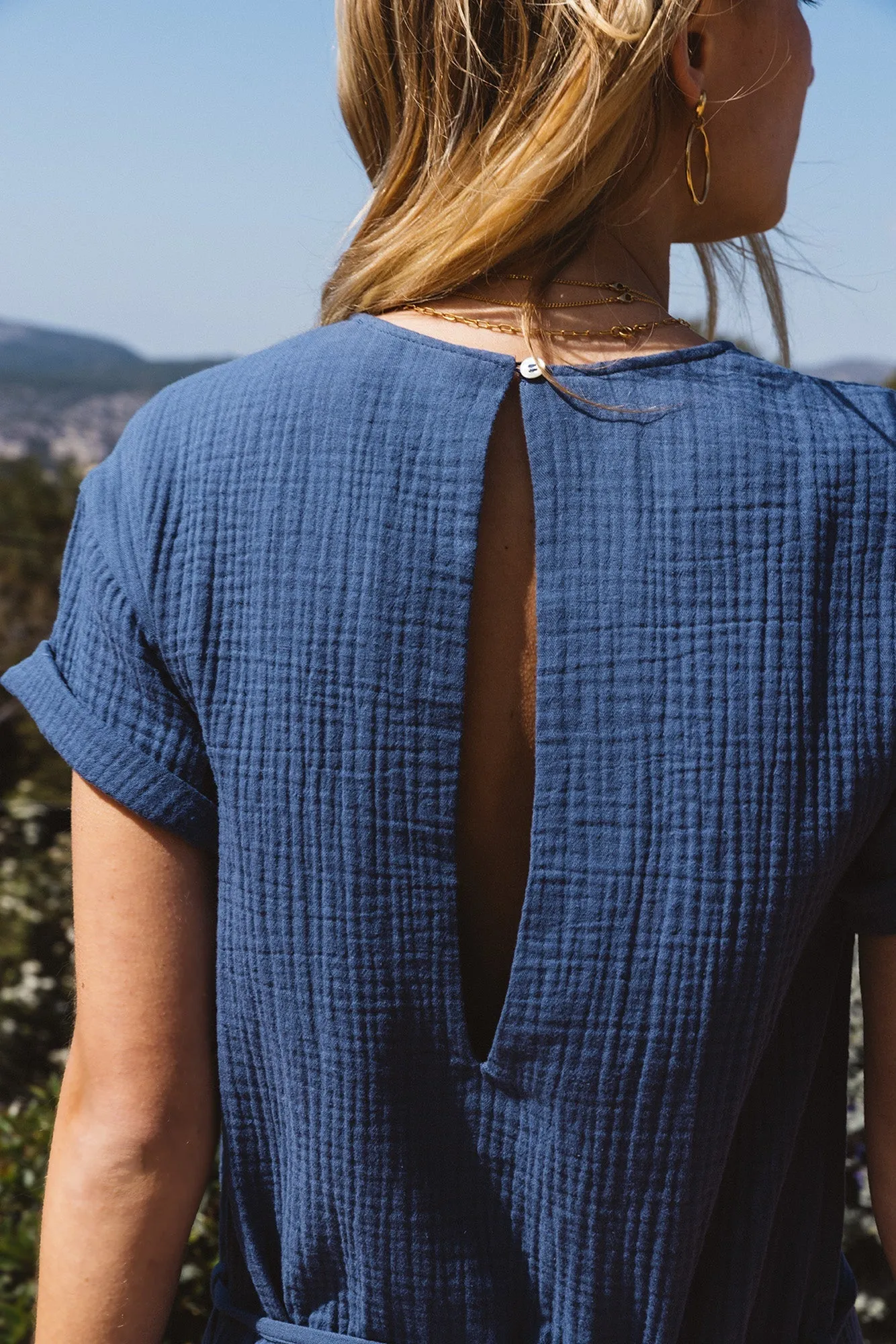 Robe Sentiment bleu gris