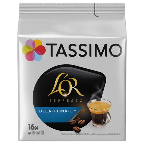 Sachet de 16 Doses Tassimo L'Or Espresso Decaffeinato 105,6g (16 T-discs)
