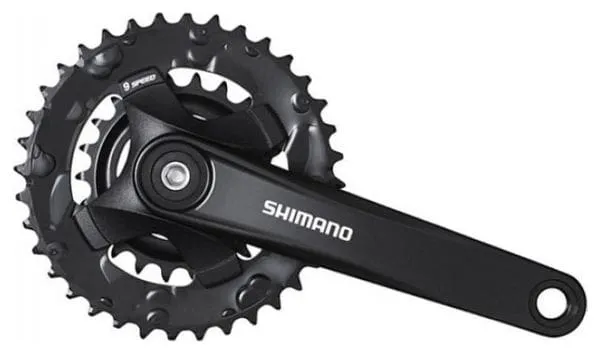 SHIMANO Pédalier 2 X 9 Vitesses Altus Fc-M101 - 175/36-22 Square Shaft - Noir