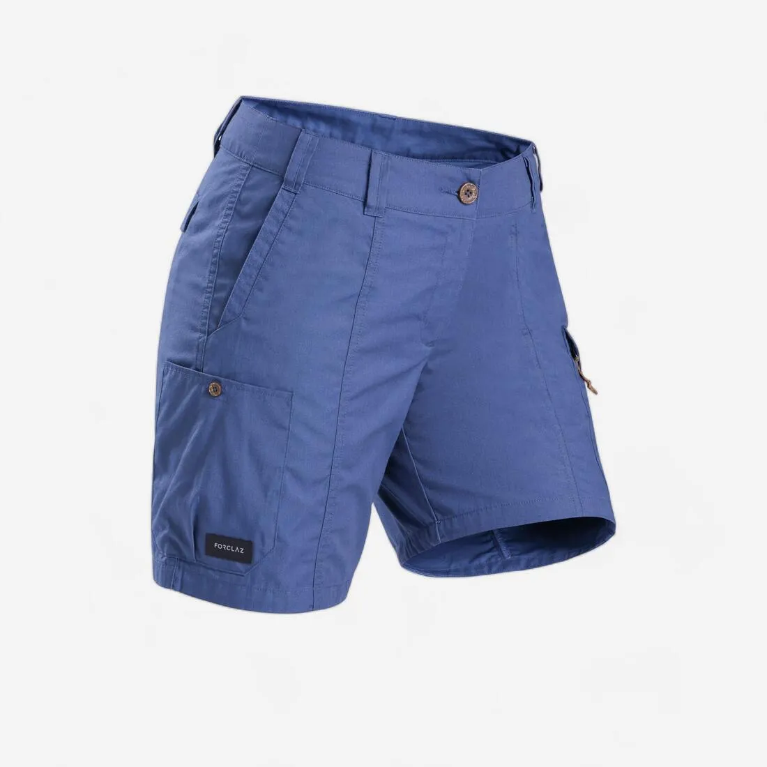 Short de trek voyage - TRAVEL 100 gris femme