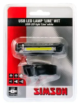 SIMSON phare Line usb 8 lux