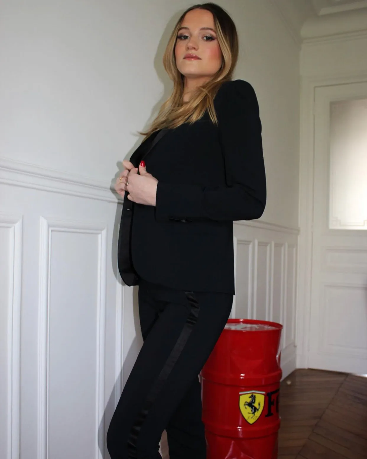 Smoking Pantalon de Seconde main The Kooples Bleu Marine foncé