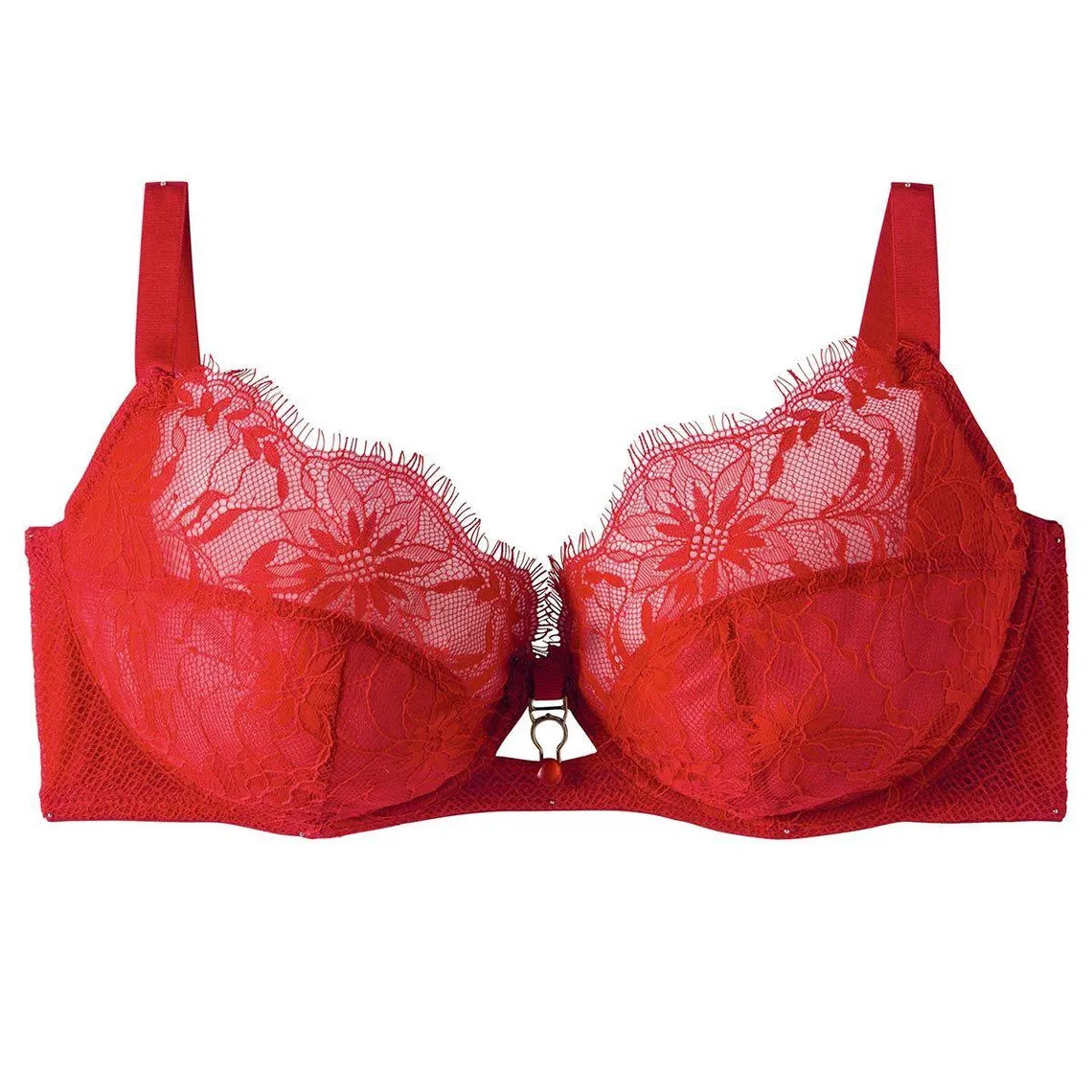 Soutien-gorge à armatures grand maintien rouge Sangria | 3 Suisses
