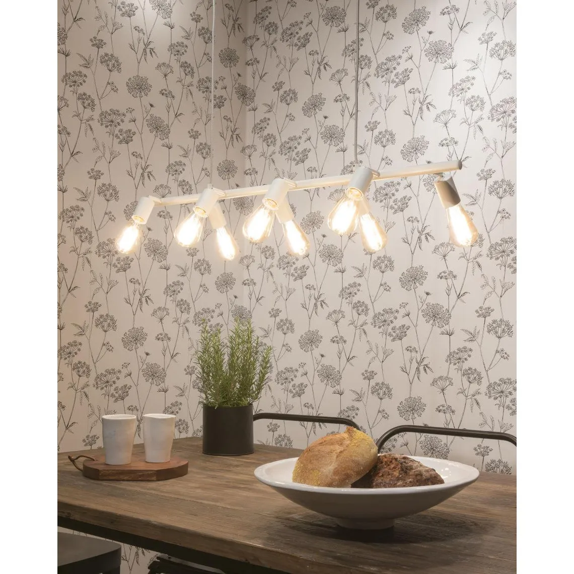 Suspension Métal Blanc Miami | 3 Suisses