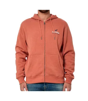 Sweat Zippé Orange Homme Kaporal Byla