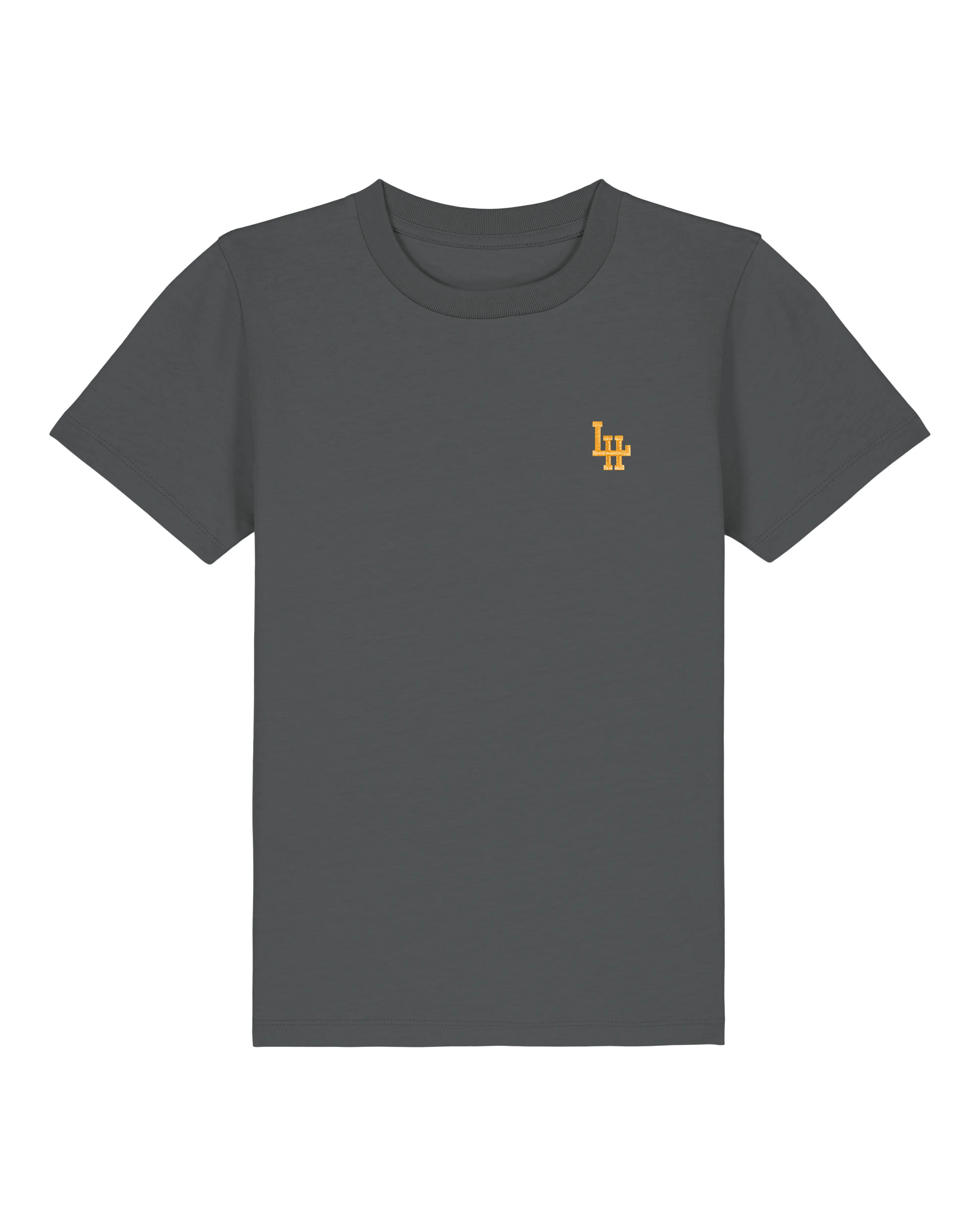 T-shirt Bio LH Kid Anthracite (Orange Fluo)