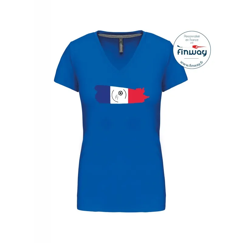 T-shirt femme col V - JO