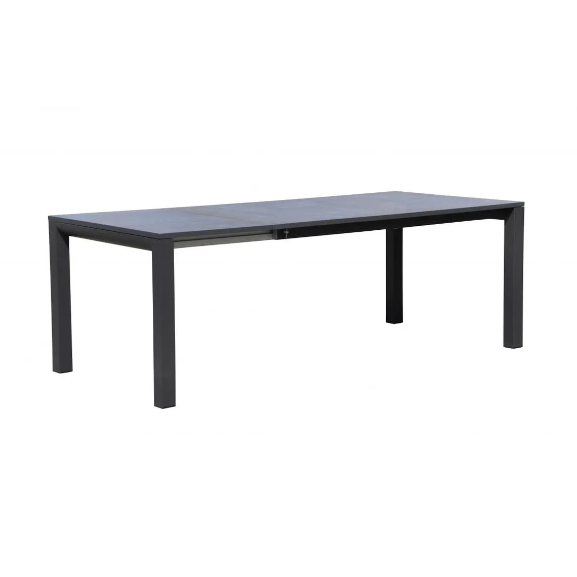 Table de Jardin Extensible 8 à 10 personnes Gris anthracite en aluminium | 3 Suisses