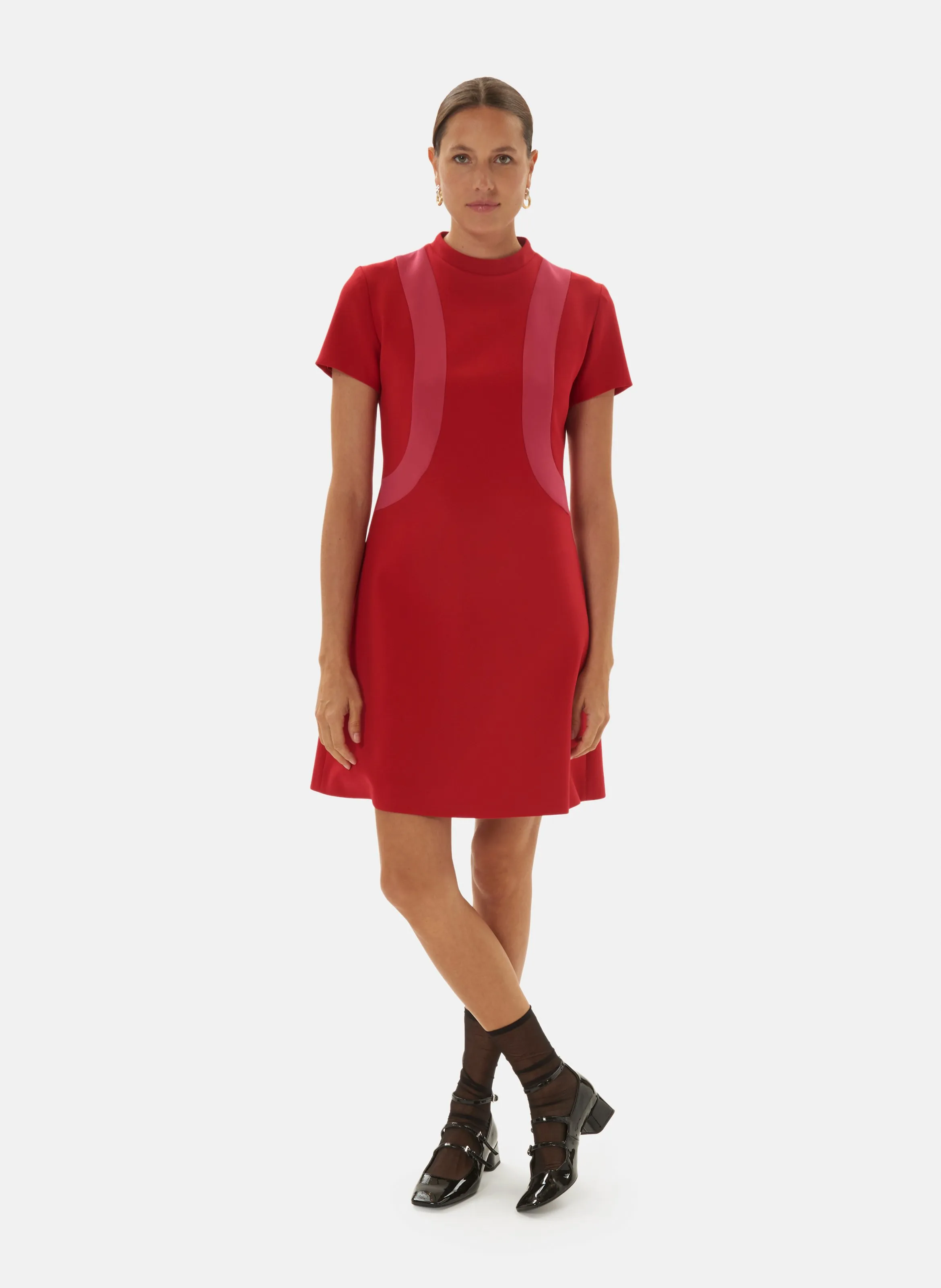 TARA JARMON  Robe courte  courte courtes montant - raquel - Rouge