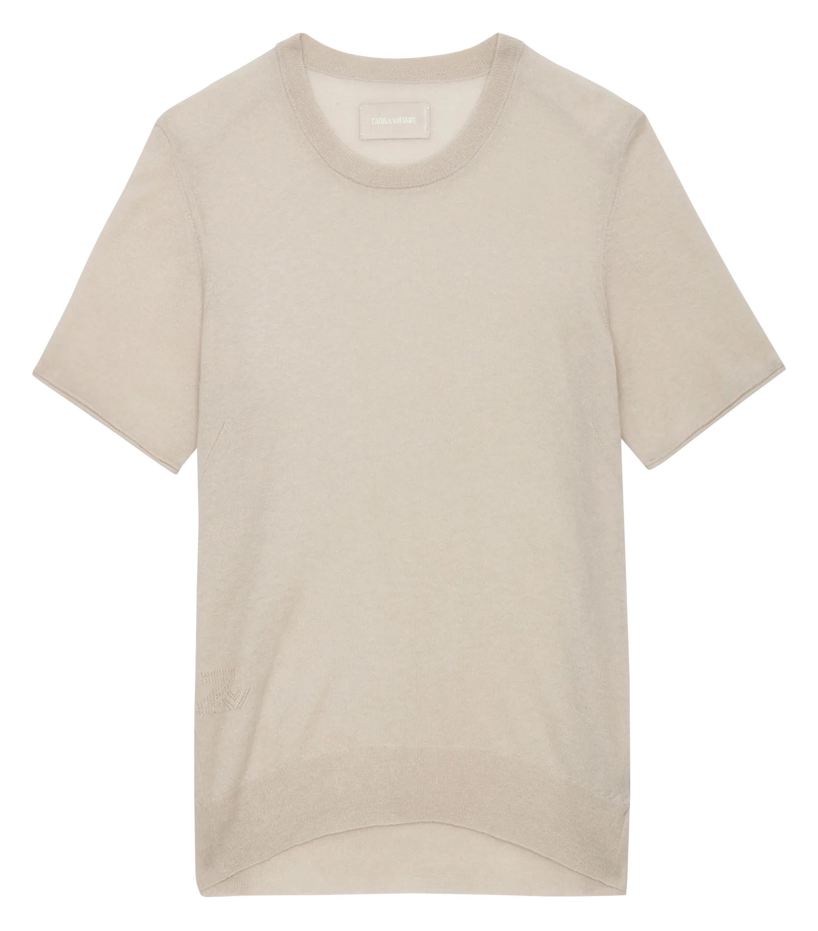 TEE-SHIRT DROIT à BORDS-CôTES EN CACHEMIRE IDA - ZADIG&VOLTAIRE pour FEMME | Printemps