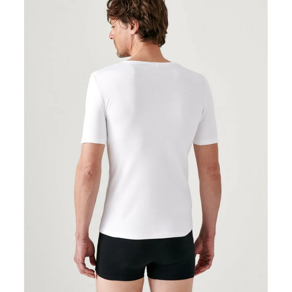 Tee Shirt Manches Courtes Blanc Thermolactyl | 3 Suisses