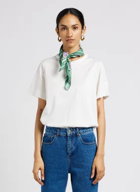 TEE SHIRT à COL ROND EN COTON BASIC - SOEUR pour FEMME | Printemps