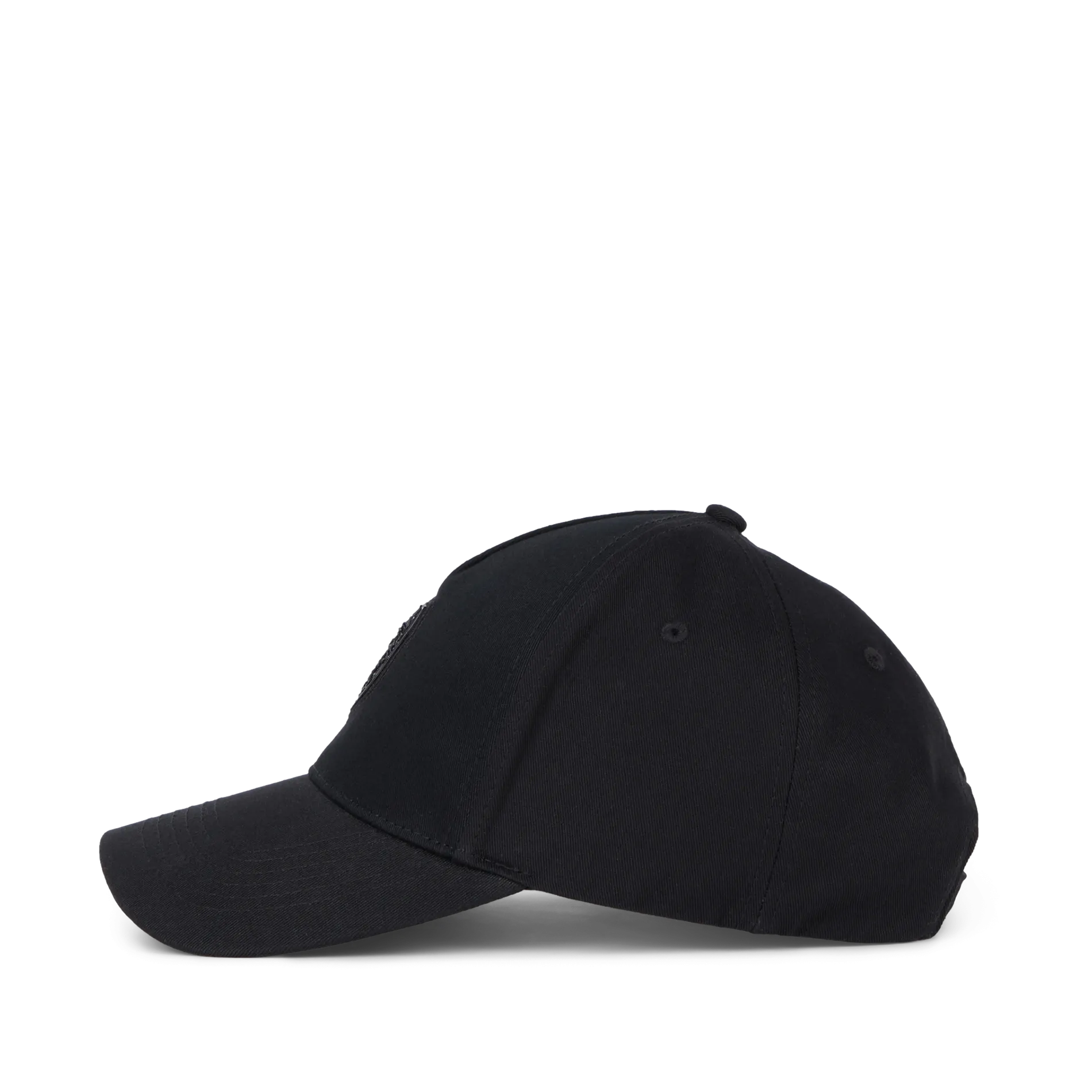 THE KOOPLES  Casquette brodée en coton - Noir