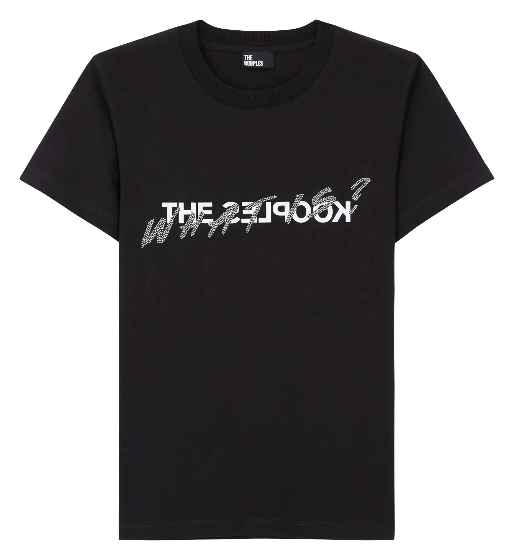 THE KOOPLES  Tee-shirt en coton sérigraphié - Noir