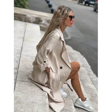 Trench beige intemporel
