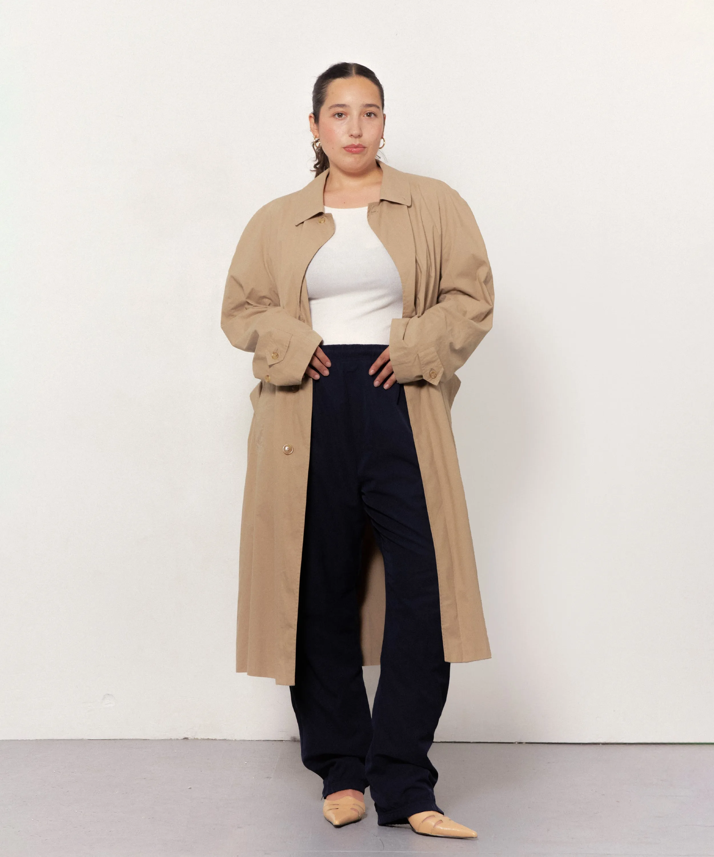 Trench beige oversize