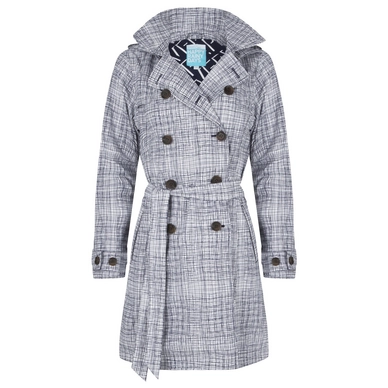 Trench Happy Rainy Days Nora Strokes Navy White