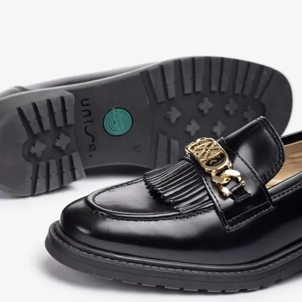 Unisa - Mocassin - Elma Black