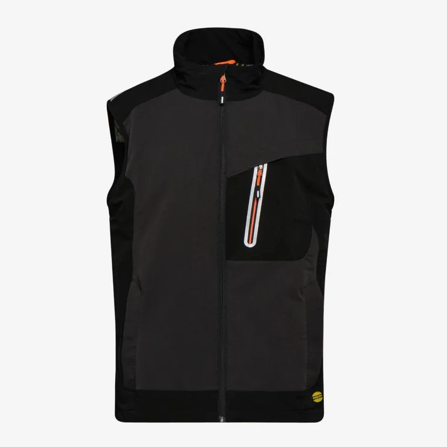 Veste sans manches DIADORA Softshell - Carbon tech - Gris - 702.175343 75135