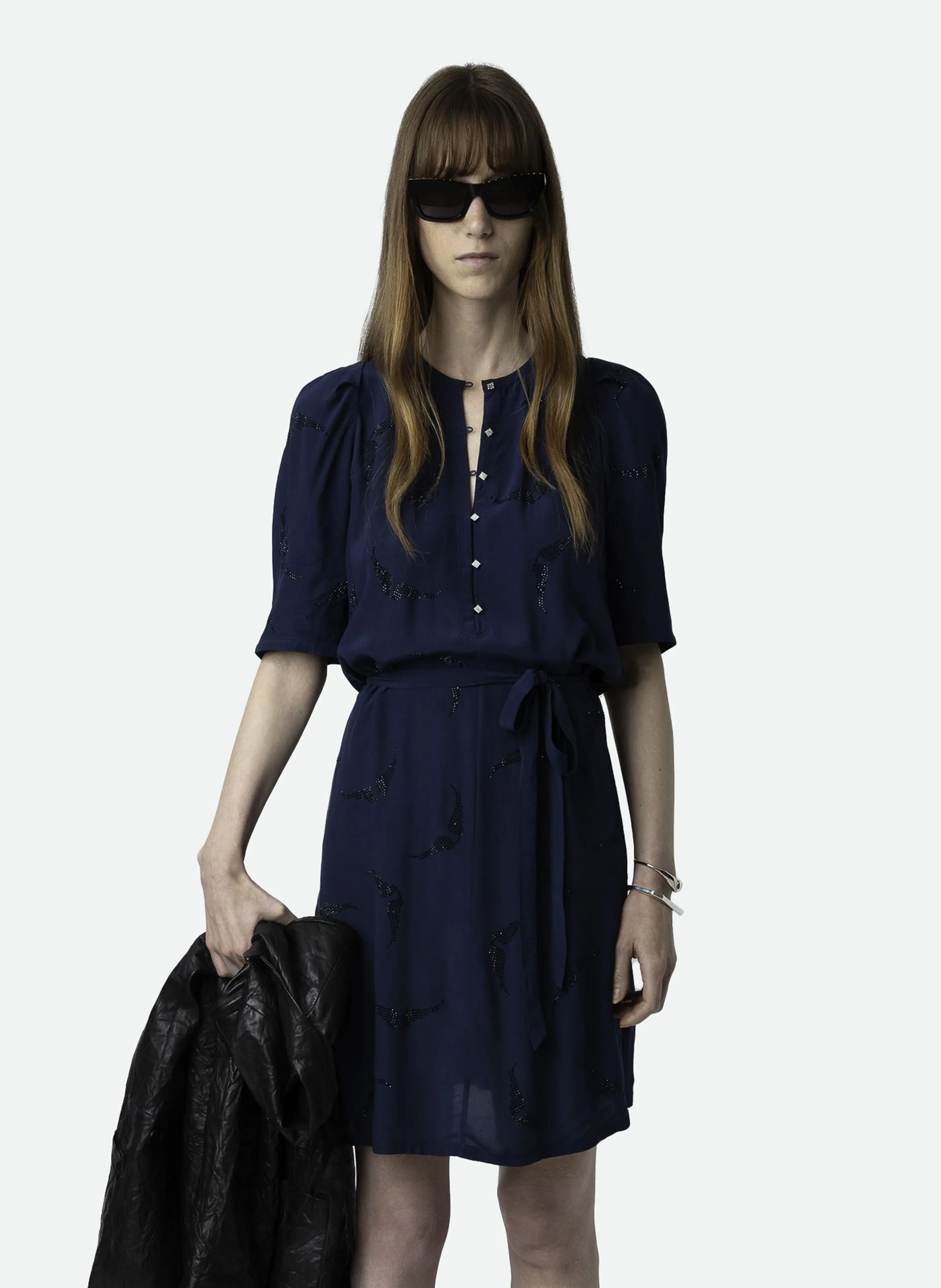 ZADIG&VOLTAIRE  Robe courte cintrée rodji - Bleu