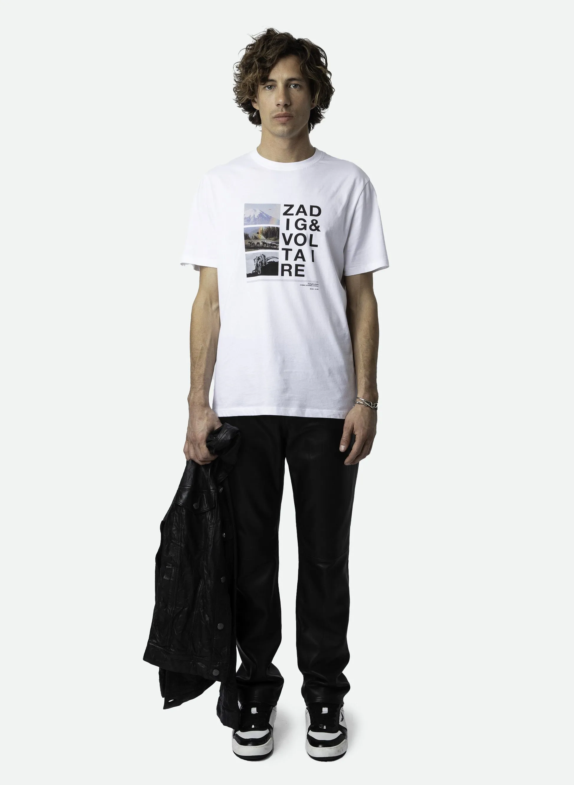 ZADIG&VOLTAIRE  Tee-shirt imprimé en coton bio toby - Blanc