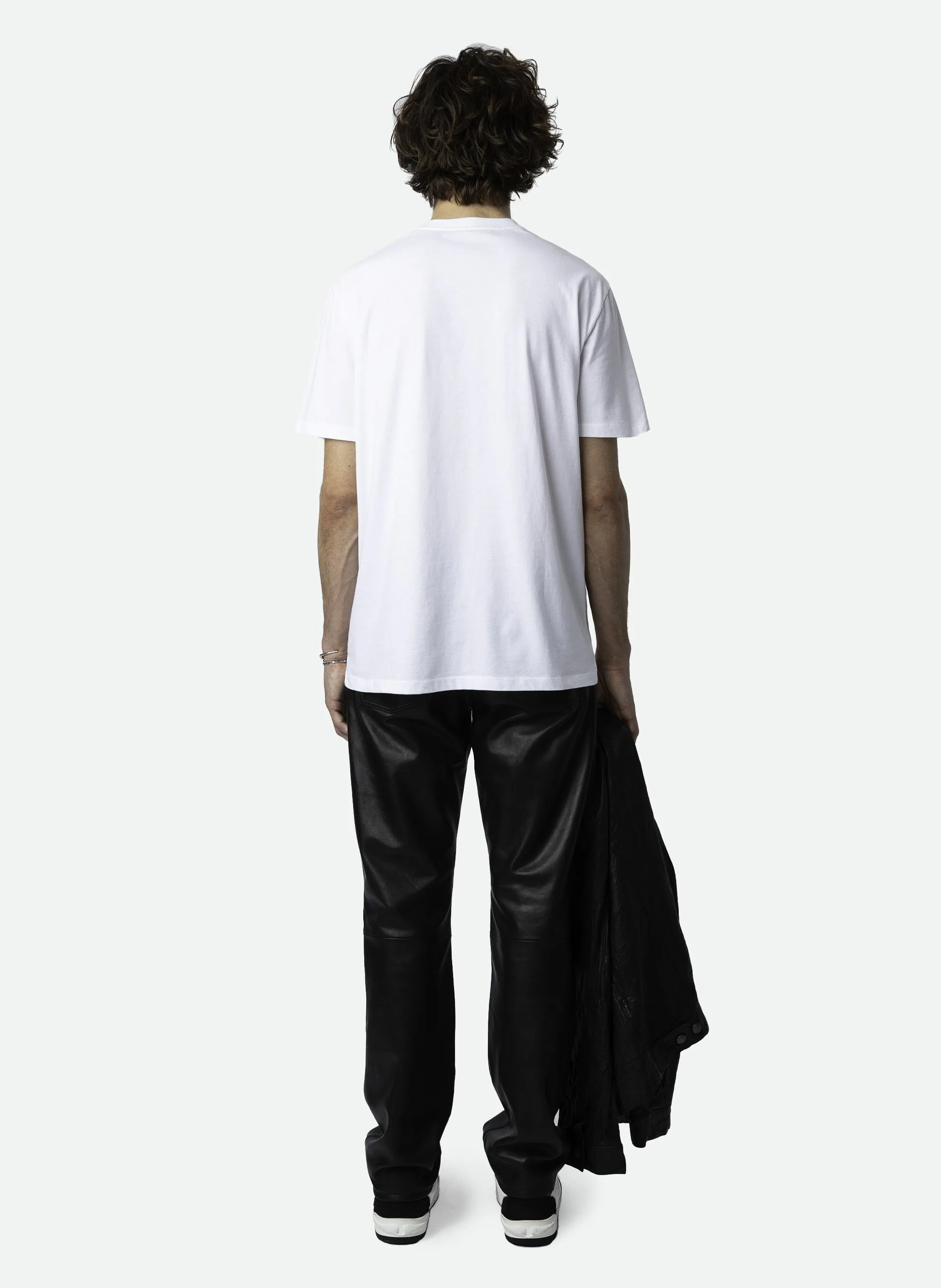 ZADIG&VOLTAIRE  Tee-shirt imprimé en coton bio toby - Blanc